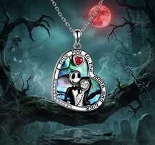 Nightmare Before Christmas Jack & Sally 18”inch Necklace. Buy 1 GET 1 Free picture