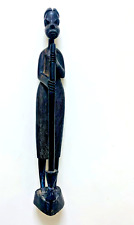 vintage African Ebony Wooden Female Statue , Hand carved , high quality picture