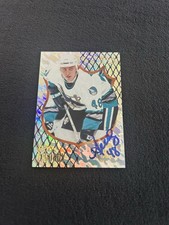 ALEXEI YEGOROV Signed Autographed 1996 Pinnacle Premium Sum Card SAN JOSE SHARKS picture