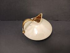 Pioneer Pottery Lusterware Small Pitcher 22 K Gold Trimmed Marked 132 - 4