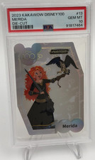 2023 KAKAWOW DISNEY 100 MERIDA #13 Die-Cut BRAVE Card graded slab PSA GEM MT 10 picture