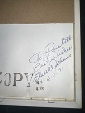 Vintage Elvis Presley Johnny Cash Signed Photo Elmer Williams Back Stage R-opry picture