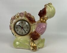Vintage 1950's Sessions Large Ceramic Genie Clock, Very Rare Works picture