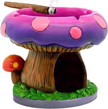 Fantastical Mushroom House Ashtrays with Storage - Cool Ashtrays for Weed Smo... picture