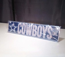Cowboys DR. Dallas Cowboys Tin Metal Street Sign, 6