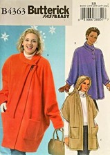 Butterick Women's Wrap Pattern B4363 Size 18W-24W UNCUT picture