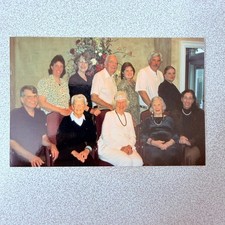 Family Group Portrait 2000s Snapshot Photograph Multi-Generational Gathering picture