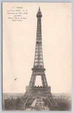 Early E. Piréghin Eiffel Tower Postcard Paris France Vintage Antique 1900s picture