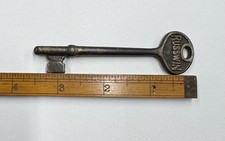 🌿 🗝️ Vintage Russwin #1 Skeleton Key Solid Barrel 3½