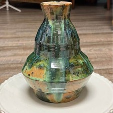 Handmade Drip Glaze Ceramic pottery Vase picture
