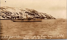 1919 Mint RPPC Postcard Ship USS Yankton US Invasion Russia picture