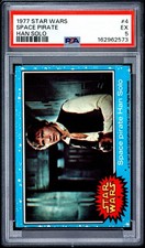 1977 Topps Star Wars PSA 5, Han Solo Space Pirate #4 - HARRISON FORD picture