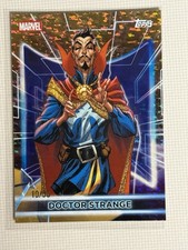 2026 Topps Marvel Neon #14 Dr. Strange Gold Sparkle 10/50 picture