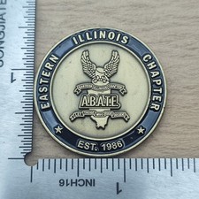 ABATE Eastern Illinois Chapter Challenge Coin #2 picture