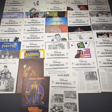 Disney Newsreel Employee Newsletter 1990 Lot Of 47 Issues Cast Member Exclusive picture