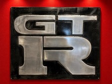 Nissan Gt-R Vintage Steel Garage Sign 20x24 Handmade Aluminum Relief picture