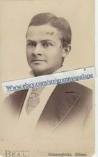 CDV Photo-Young Man-Henry LOCKE-Minneapolis Minnesota-Beal Photo picture