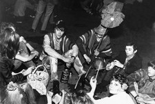 The Flower Power Generation Youth Party In The 1960'S Historic Old Photo picture