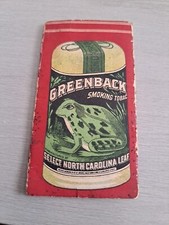 Historic Greenback Smoking Tobacco Papers. Circa 1880-1900 Aprox. 7 Papers Left picture