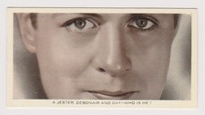 Robert Montgomery 1936 Ardath Who Is This Tobacco Card #33 - Film Star NM picture