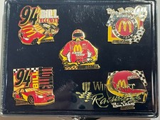 Bill Elliott #94 5 Piece McDonald’s Pin Set NASCAR picture
