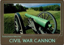 Civil War Cannon Vicksburg Mississippi  National Military Park Postcard picture