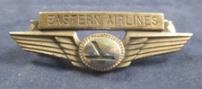 Vintage Eastern Air Lines Silver Logo Wings 2.25