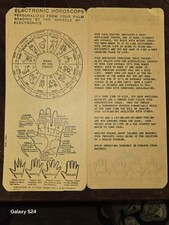 80 ZYTRON ELECTRONIC HOROSCOPE REPLACEMENT CARDS PALMISTRY REDUCED  picture