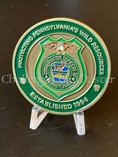 F48 Pennsylvania Game Commission Conservation Officer Challenge Coin picture