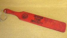 BYU VAL HYRIC | *RARE 😲* Brigham Young University Social Club/Fraternity Paddle picture