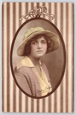 British TV and Film Actress Gladys Cooper Tinted Portrait Postcard c1915 picture