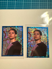 Merlin 2002 Merlin Stickers Spider-Man #11 Tobey Maguire Foil Sticker Lot ROOKIE picture