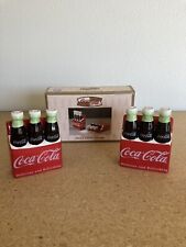 2000 Coca-Cola Brand Six Pack Salt & Pepper Shaker Set~NEW With Original Box picture