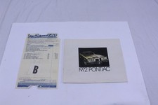 1972 Pontiac Brochure & Original Window Sticker From 4 Door Sedan Catalina picture