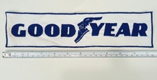 1970's Vintage Goodyear Benelux Tires Large Racing team Embroidered Patch picture