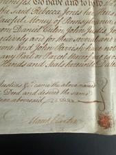 1772 Colonial Philadelphia Vellum Deed — Christian Street House and Lot — picture