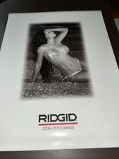 Collectible New Ridgid Tools 2009-2010 Swimming Suit Pin-up Calendar Made In USA picture