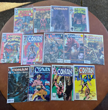 Lot 13 Vtg Marvel Comics Conan, Conan The King, Conan The Barbarian Comic Books picture