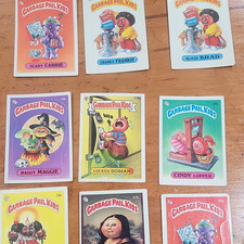 Topps Garbage Pail Kids Scary Carrie 25b & Bad Brad 18b Non-Sport Lot (9) picture