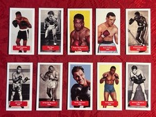 JOE LOUIS-BRADDOCK-LISTON++ BOXING PRIZE FIGHTERS-10 CARD SET-RARE UK ISSUE-MINT picture