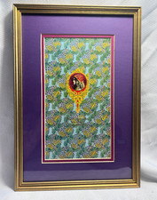 Antq Dr J.B. Lynas & Son Perfumers Gypsy Girl Matted & Framed Label Advertising picture