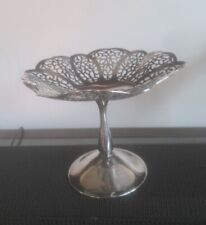 International Silver Co. Vintage Silver Plated Lovelace Pedestal Candy Compote picture
