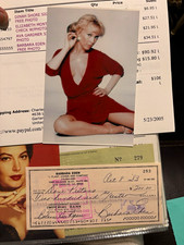 Barbara Eden Signed Original Personal Check (Imperial Bank) with Photo picture