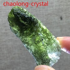 75Ct Moldavite Genuine Raw Meteorite From Czech Republic PICcertificate picture