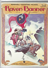 Marvel Graphic Novel #15 Raven Banner A Tale of Asgard 1984 1st Printing F/VF picture