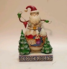 Jim Shore Frosty Santa Snowman Santa 4010625 Figurine 2008 Heartwood Creek picture