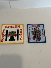 Vintage Shiloh Cannon Trail And Shiloh Military Trail BSA Patches picture
