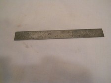 Vintage Lufkin Rule Co. No. 2204R 6” Ruler Tempered Machinist Tool picture