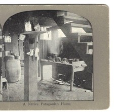 A Native Patagonia Home (Argentina), Circa 1900 Stereoview picture