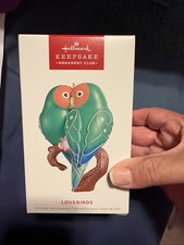 2026 Hallmark Keepsake KOC Member Exclusive Ornament Love Birds picture